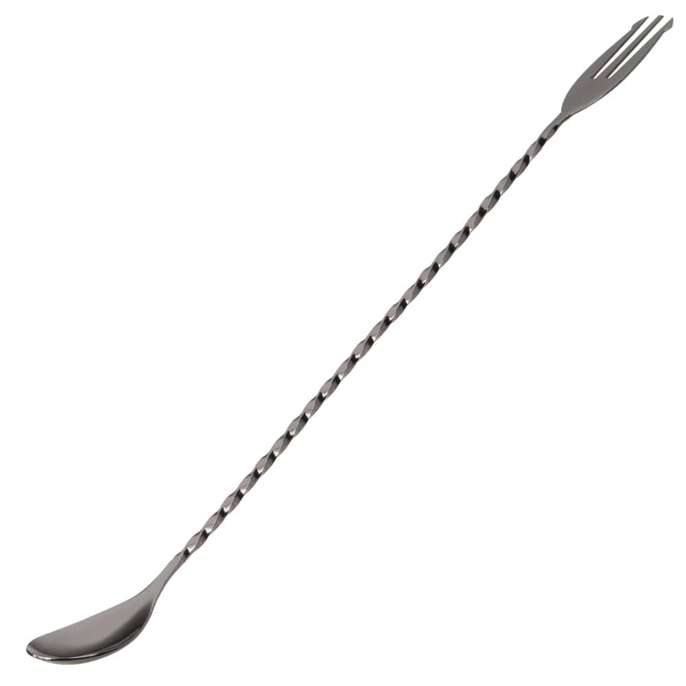 Bar spoon with fork end, GMB - 32 cm