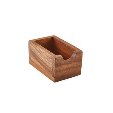 Support pour sachets individuels, bois d'acacia  - 11 x 7 x 5,5 cm
