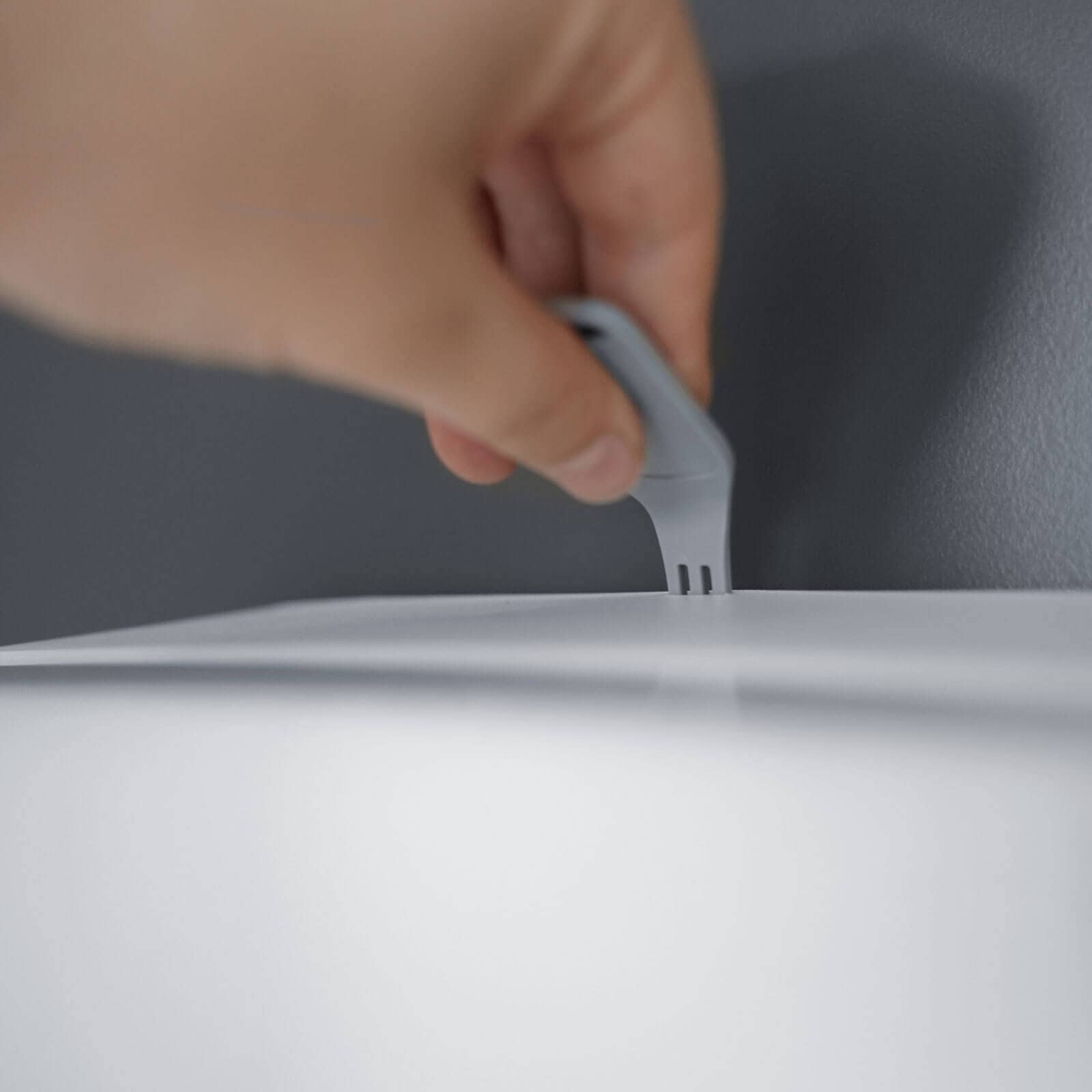 Distributeur de papier toilette pour 2 rouleaux sans mandrin - blanc mat