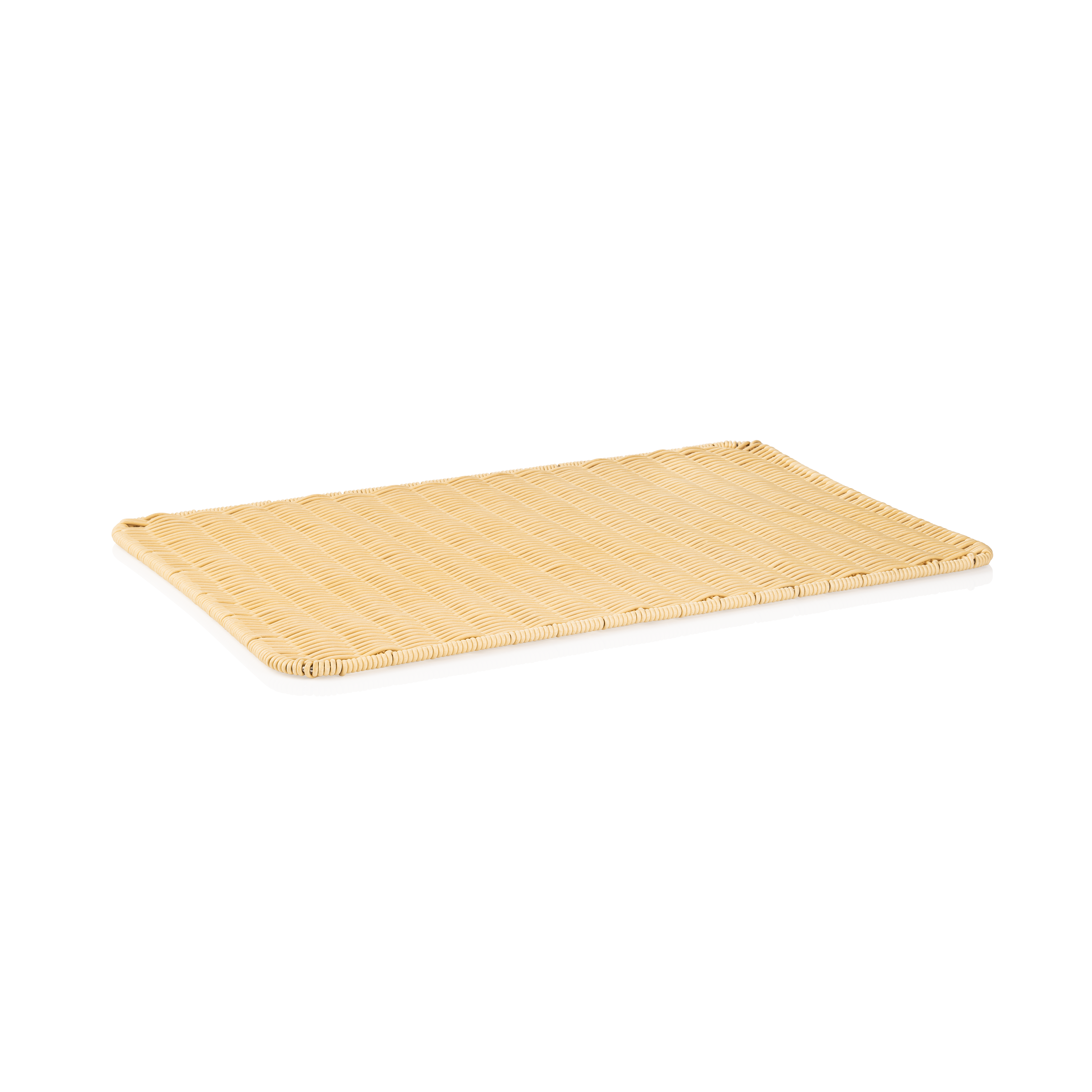 Bandeja expositora de polipropileno beige claro - 60 x 40 cm