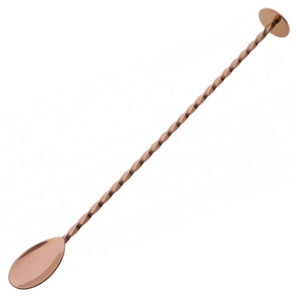 Barspoon, flat end, copper coloured - 27cm