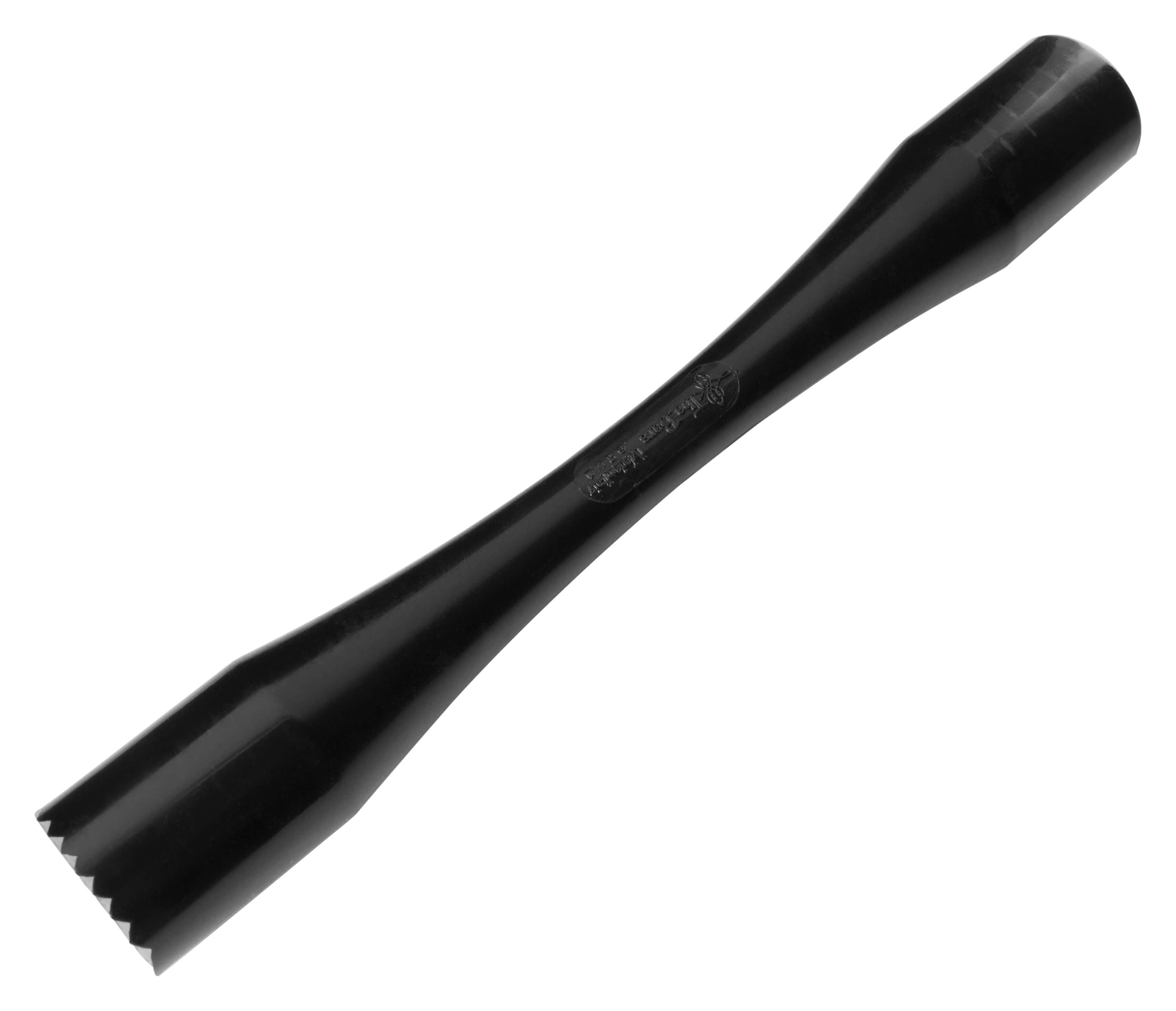 Machacador Maxi, plástico, extremo ondulado - negro (29 cm)