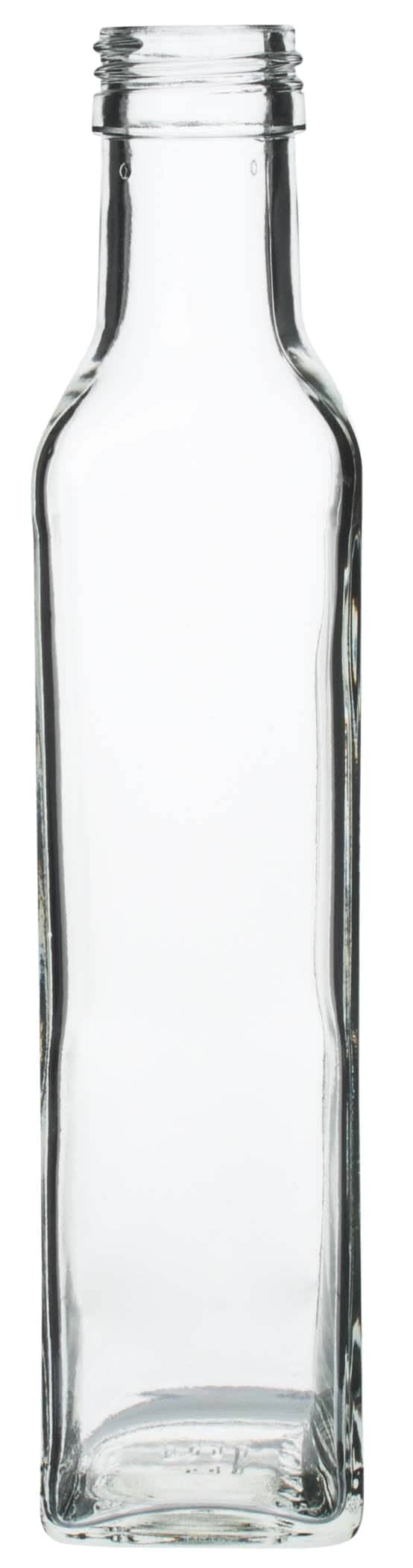 Botella de vidrio angular - 250 ml