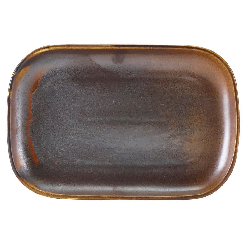 Plato rectangular Terra Rustic Copper – 29 x 19,5 cm (6 uds)