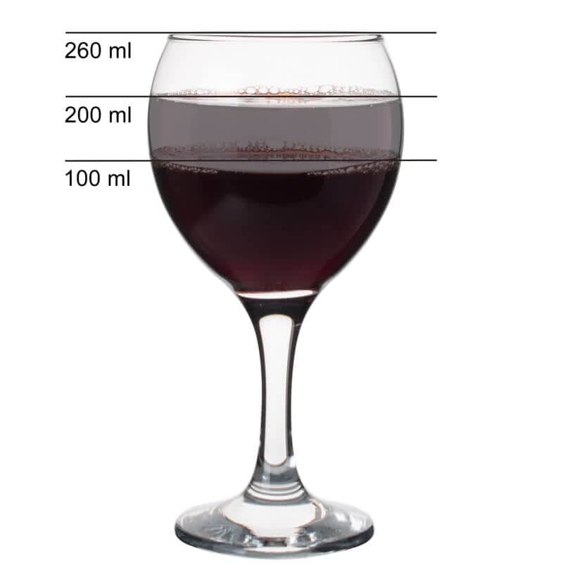 Wine glass Misket, LAV - 260ml (6 pcs.)