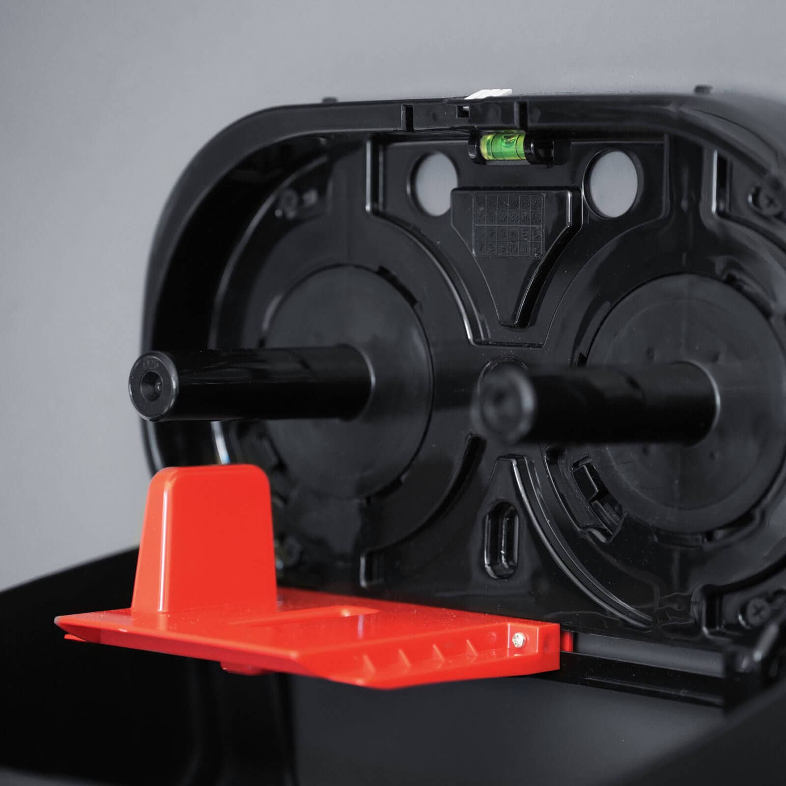 Toilet paper dispenser for 2 rolls - matte black