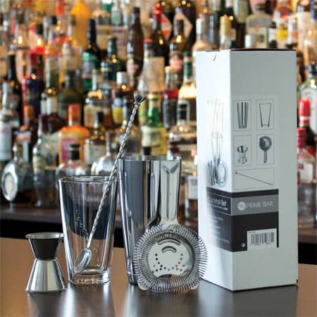 Set coctelera Boston Shaker Deluxe - Prime Bar