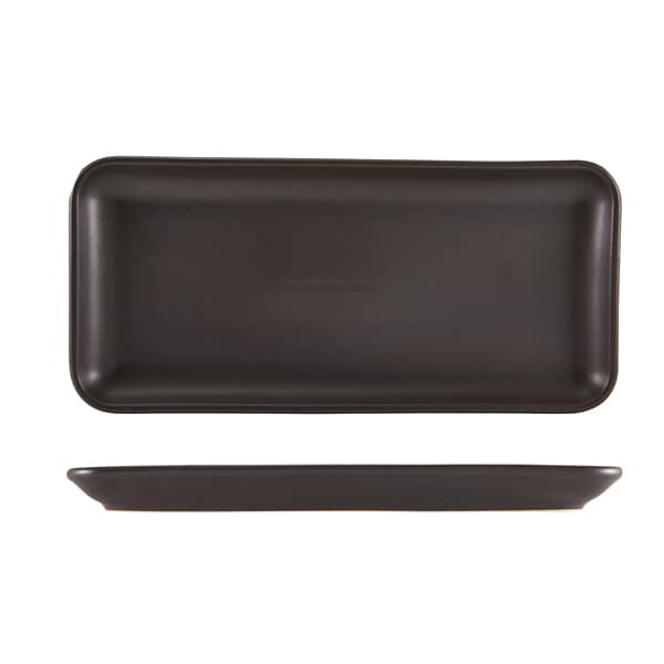 Narrow rectangular plate Antigo stoneware antique bronze – 35 x 16.5 cm (3 pcs.)