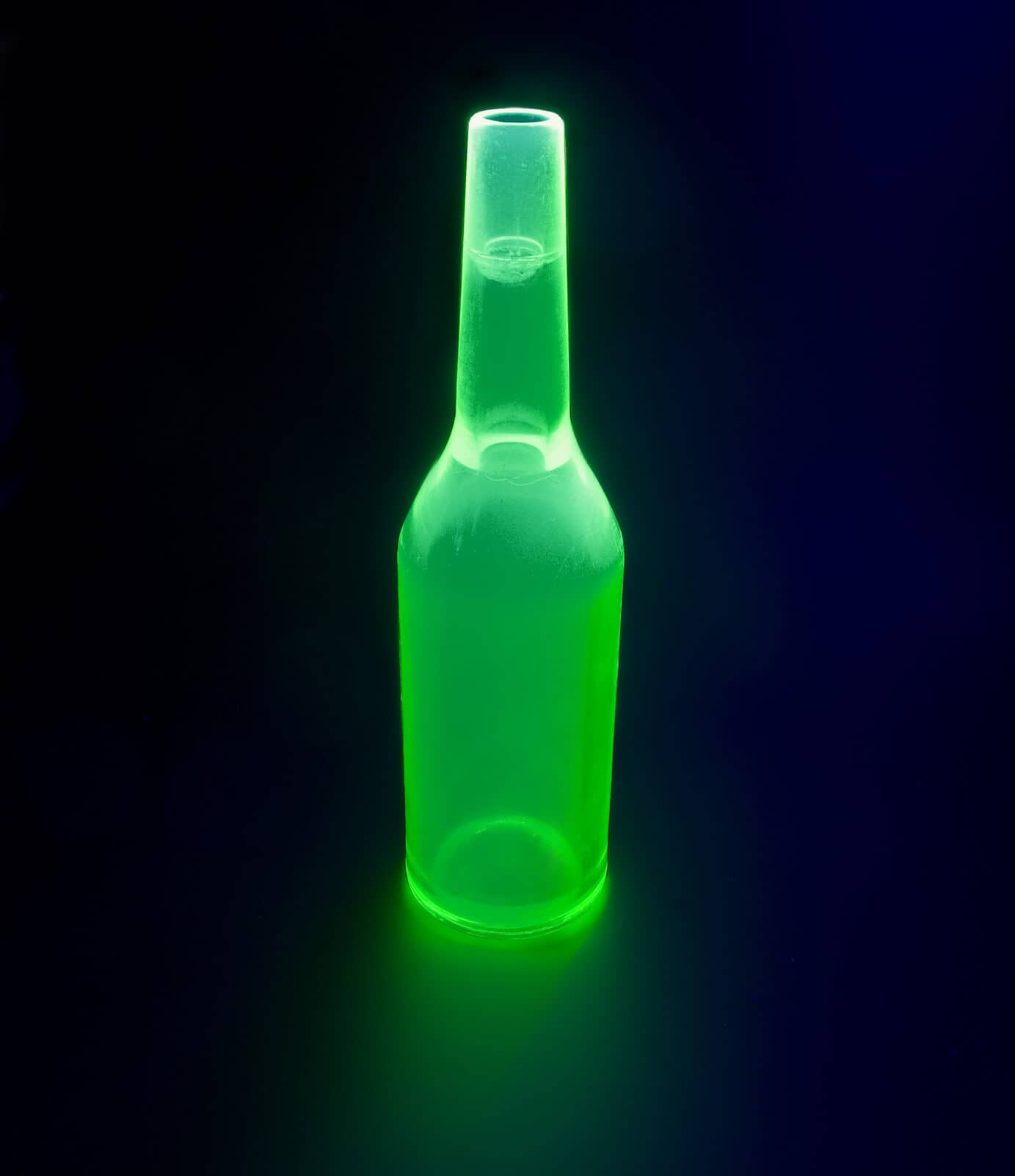 Flair Bottle Kryptonite, neon grün fluoreszierend - 750ml