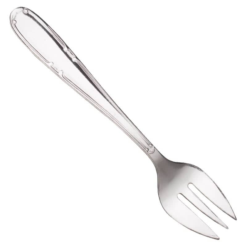 Tenedor para ostras, acero inoxidable - 13,5 cm (12 uds)