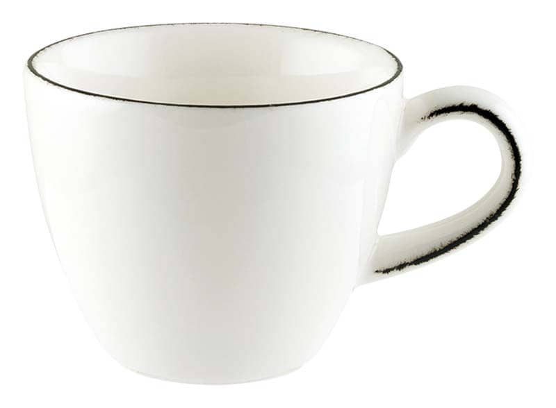Taza Bonna Retro Black Rita 8 cl crema - 6 ud