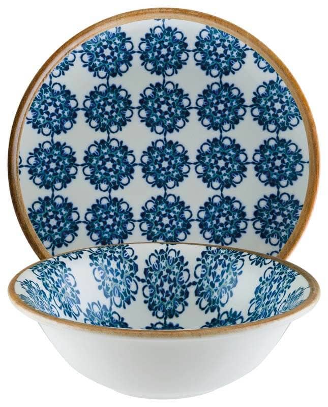 Bonna Lotus Gourmet Schale 16cm, 40cl blau - 12 Stück