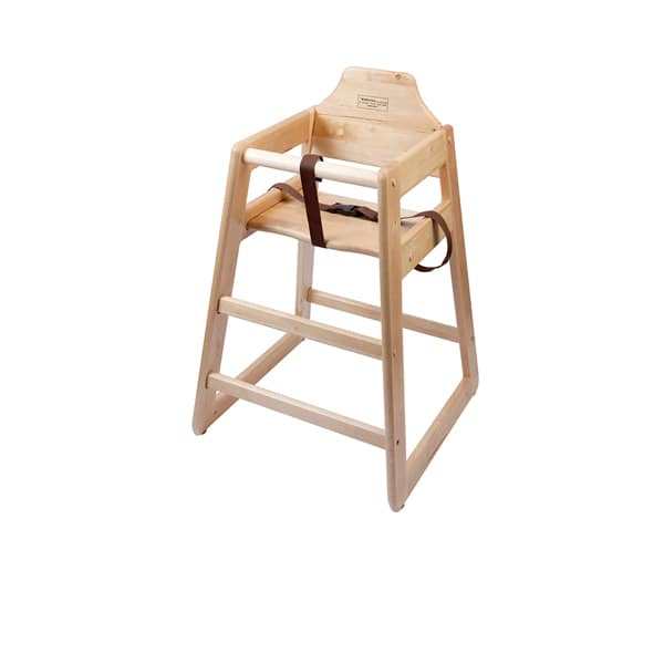 Trona para niños - Madera de abedul clara