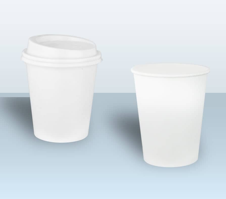 Tapa para café, Huhtamaki, plástico, blanco - 0,4 l (100 uds)