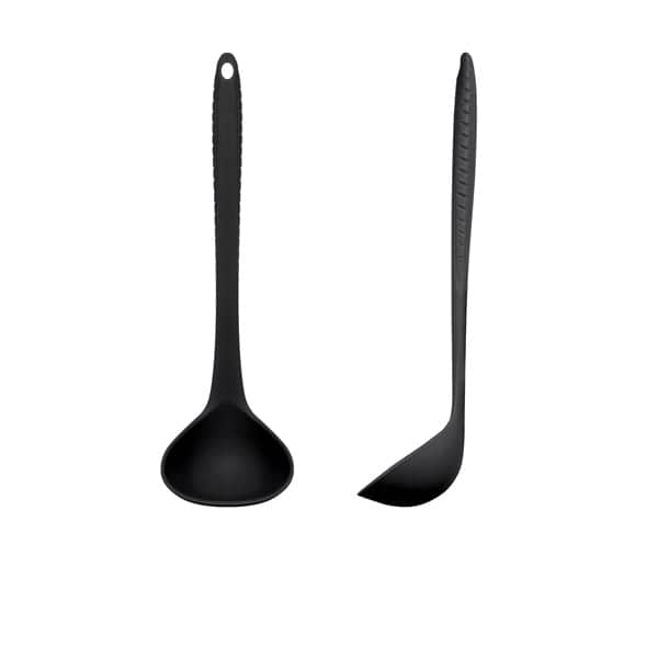 Silicone ladle, black - 30cm