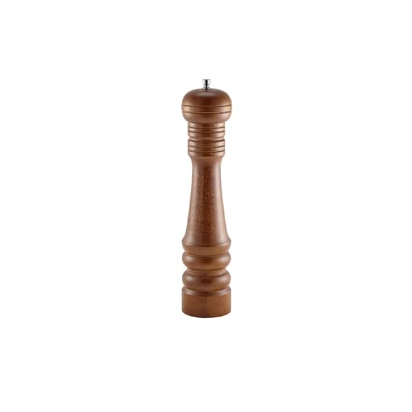 Molino de pimienta pesado de madera - 32 cm