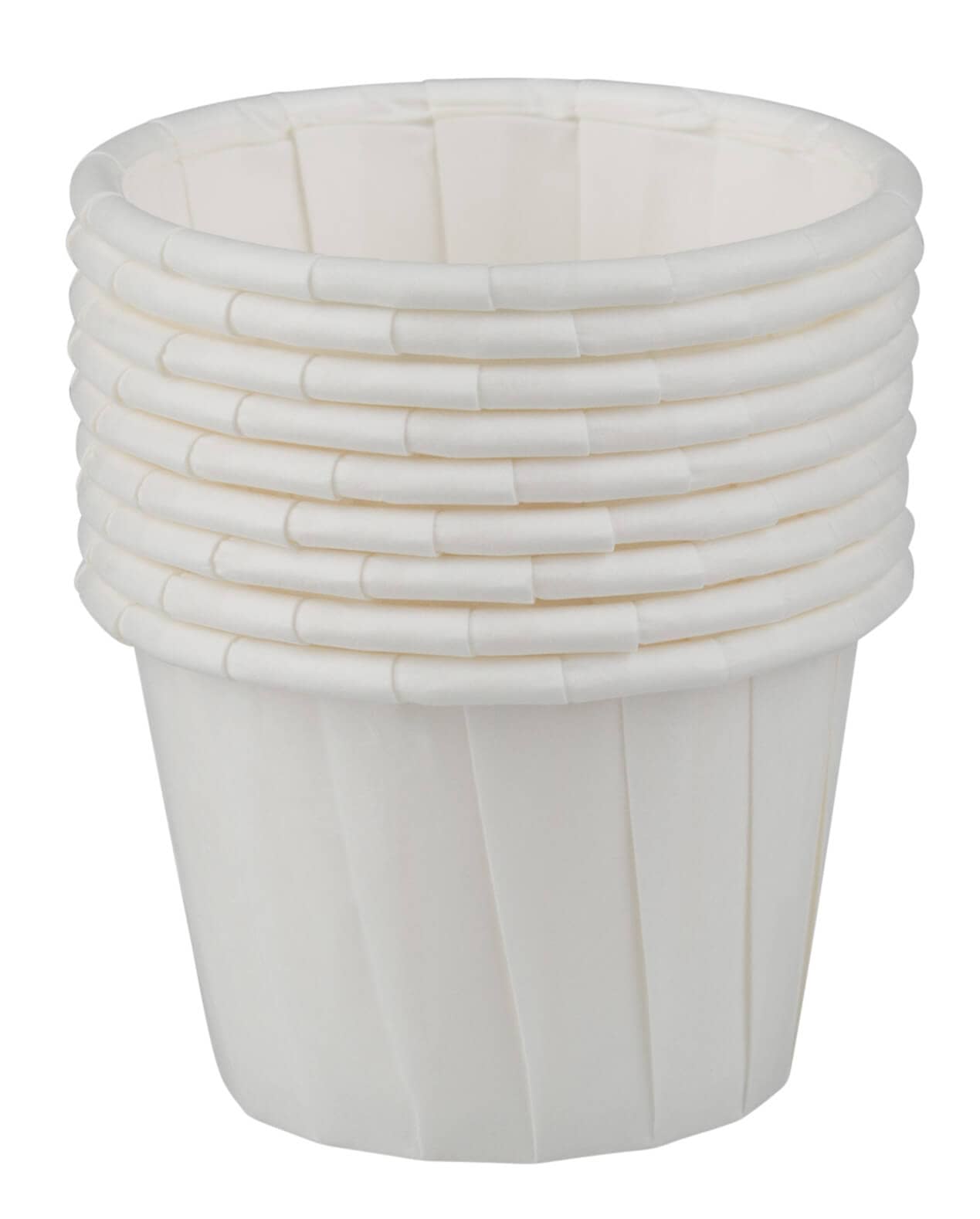 Vasitos para aderezos de papel encerado blanco - 35 ml (250 unidades)