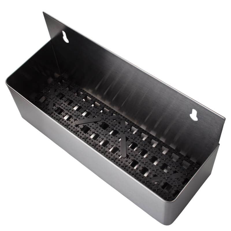 Kitchen organizer set with holders and draining mat