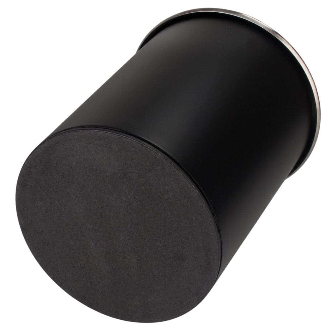 Cutlery Holder, Stainless Steel, 3 Compartments, Rotating - Black