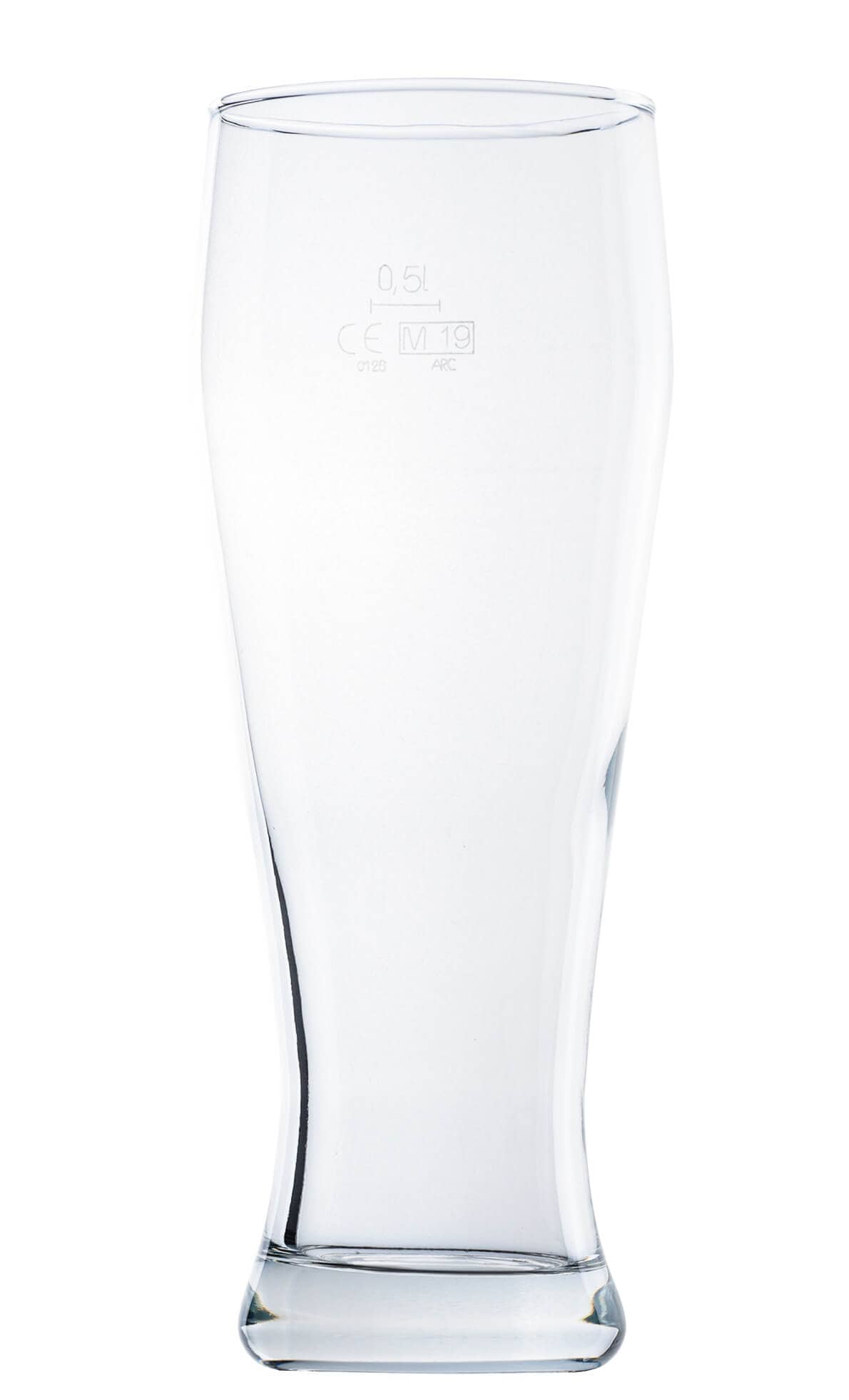 Verre à bière de blé Bayern, Arcoroc - 690ml, 0,5l repère (1 pce)