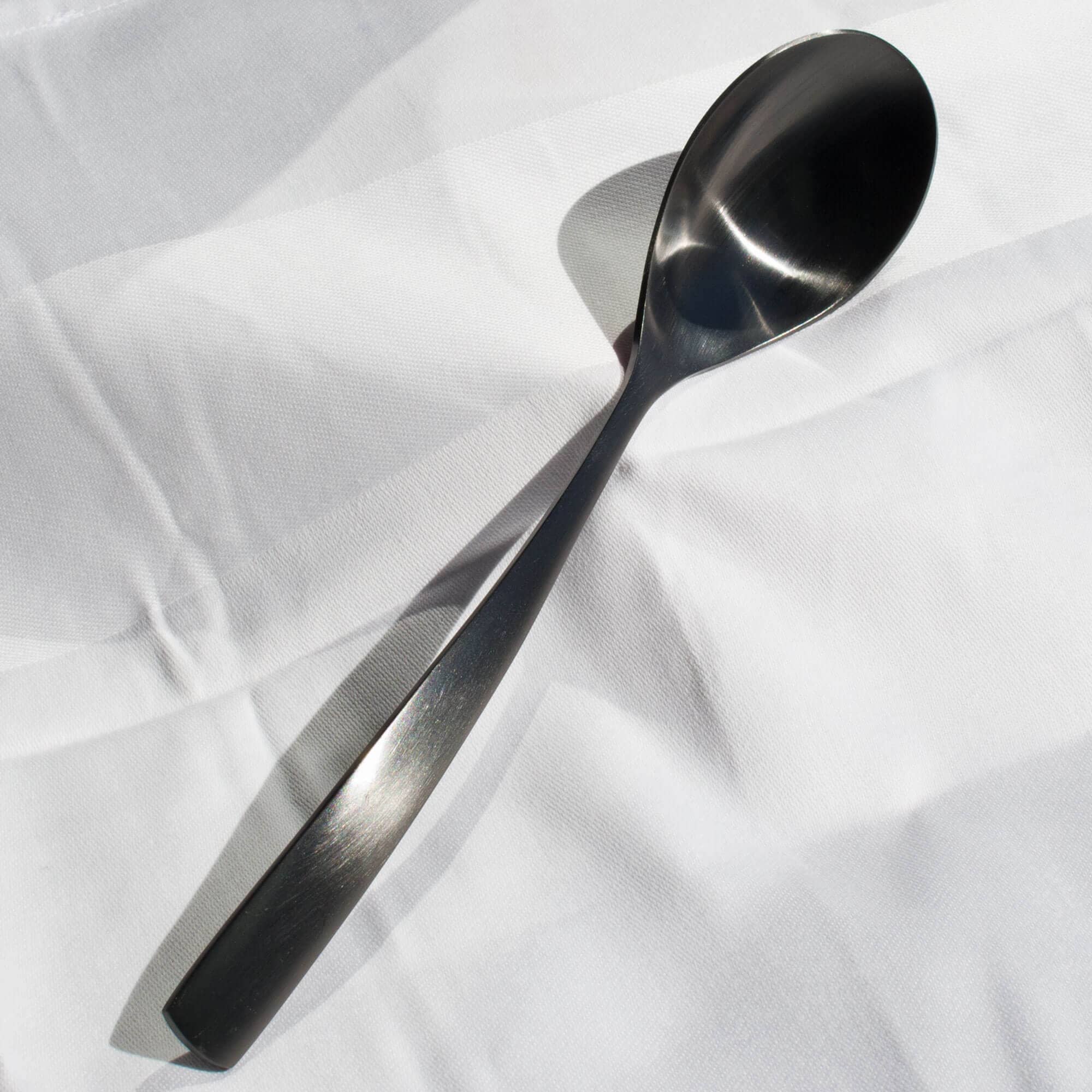 Cucharas de menú Comas BCN - negras (12 uds.)