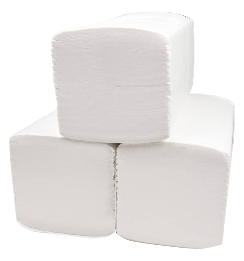 Serviettes en papier très blanc, 2lg. - 24x22cm (4000 pcs.)