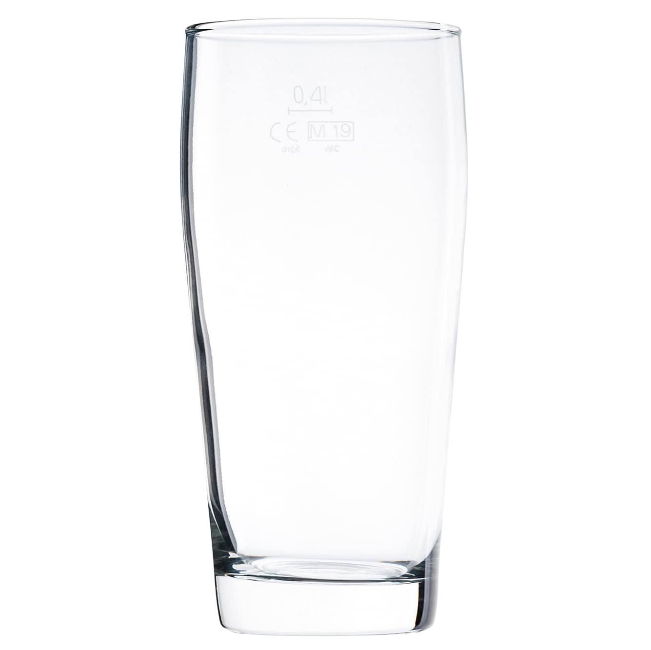 Vaso de cerveza Willi, Arcoroc - 500 ml, 0,4 l roble (1 ud)