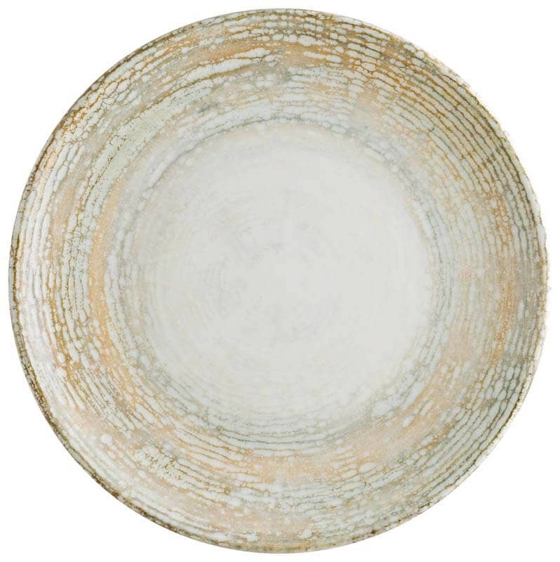 Bonna Patera Plato gourmet plano 25 cm beige - 12 ud