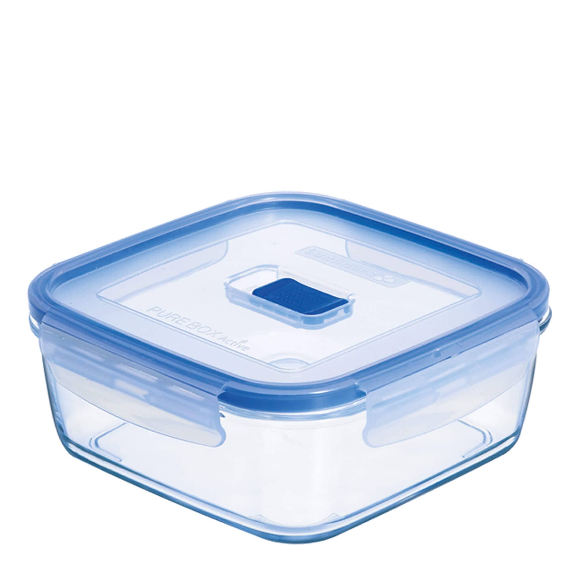 Glass storage box Pure Box Active, Luminarc, square - 1220ml