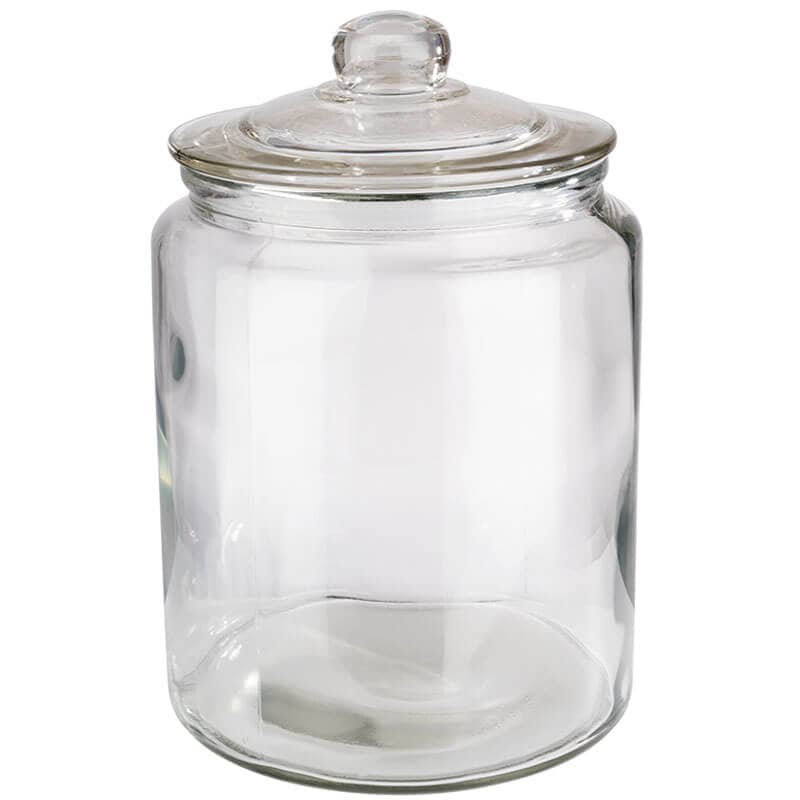 Bocal de conservation Classic avec couvercle en verre et joint - 6,0 l