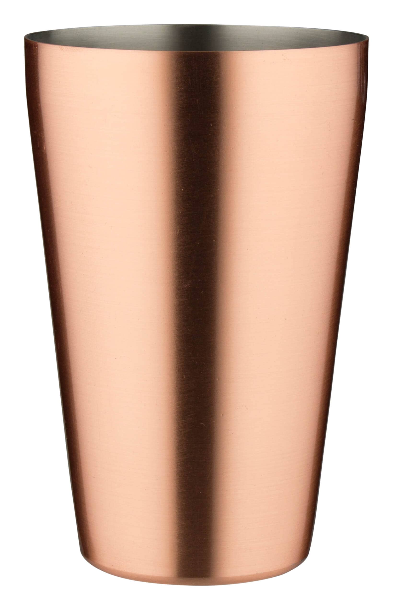 Shaker à cocktail français, cuivre mat, deux parties (500ml)
