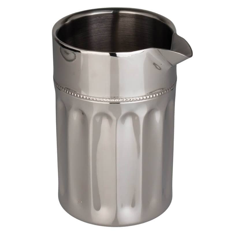 Vaso mezclador / vaso agitador de acero inoxidable, de doble pared - 600 ml