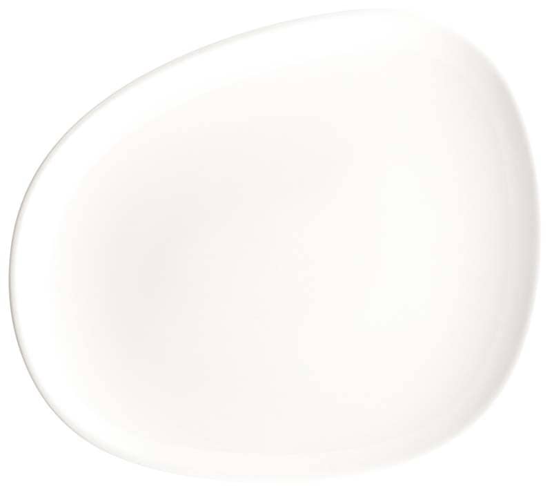 Bonna Vago Cream Assiette plate 24cm crème - 12 pièces