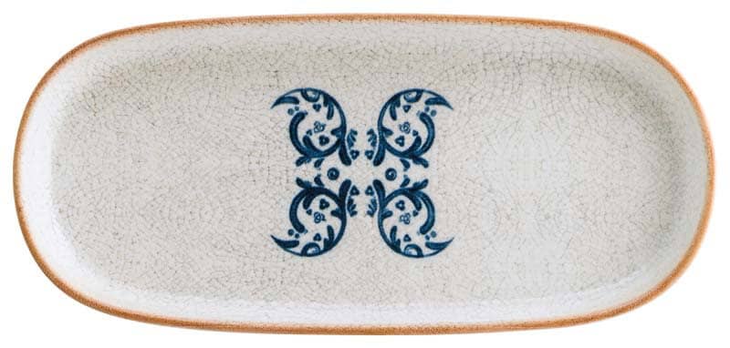 Bonna Viento Hygge Plato ovalado profundo 21 x 10 cm azul - 12 ud