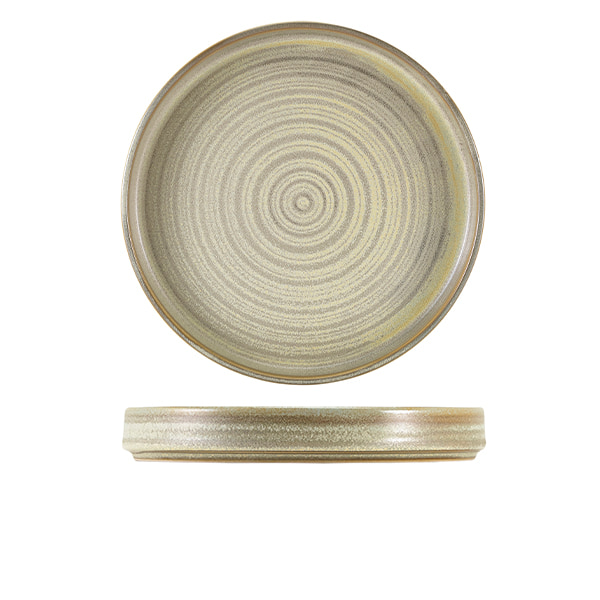 Präsentationsteller Terra Matt Grey – 26 cm (6 Stk.)