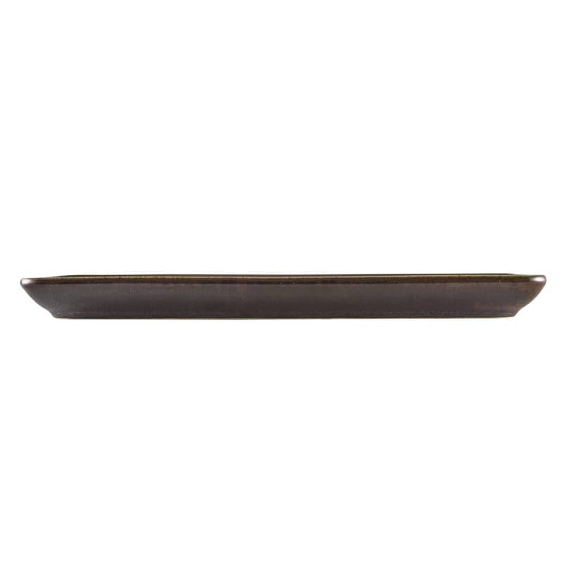 Placa rectangular estrecha Terra Cinder Black - 31 x 14 cm (6 uds)