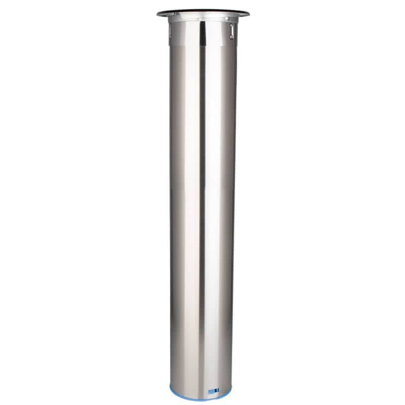 Becherspender Edelstahl, horizontal - medium (70-98mm Becher)