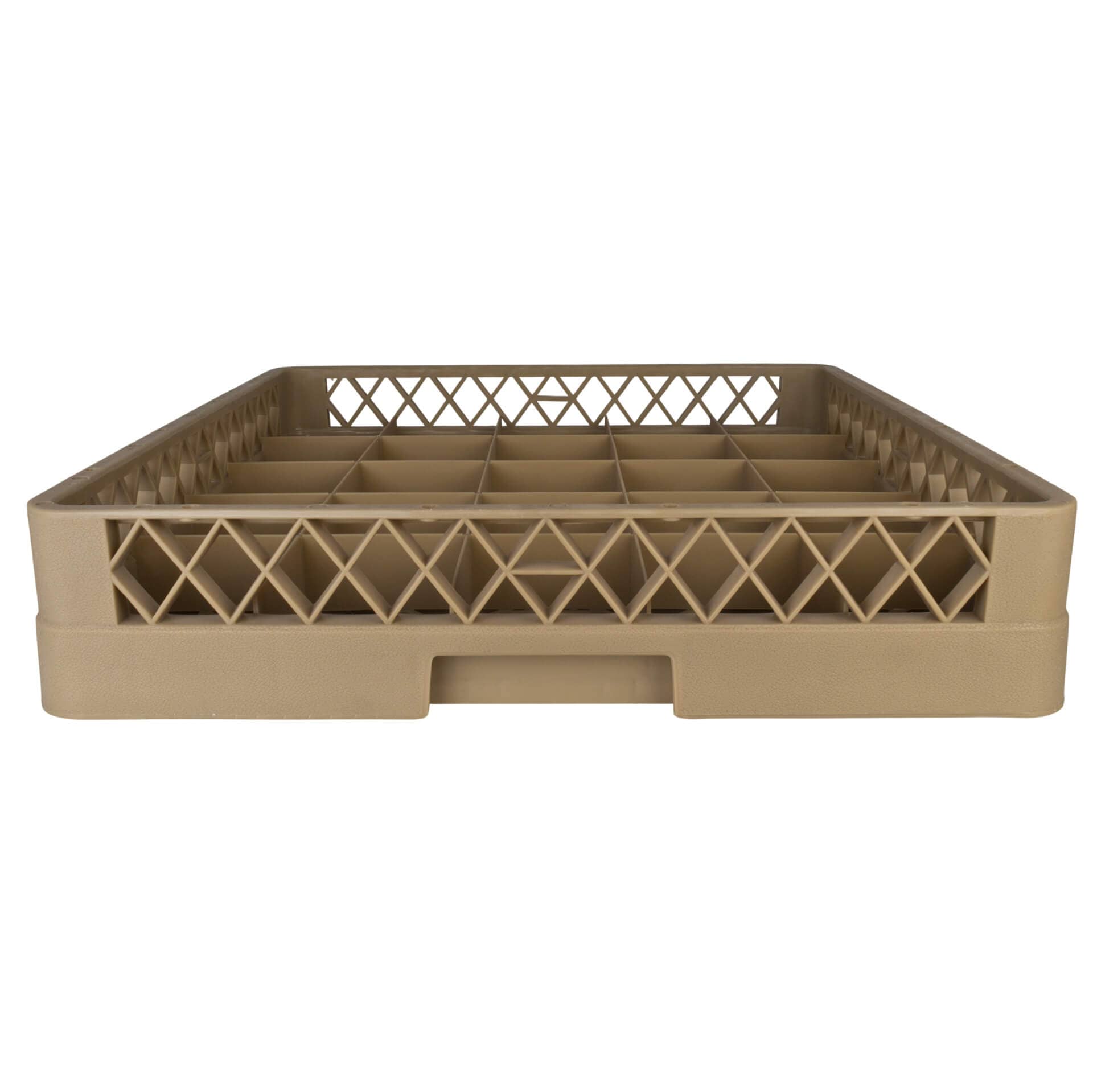TRAEX 25-Compartment Dish Rack Base, Beige - 50x50x10 cm