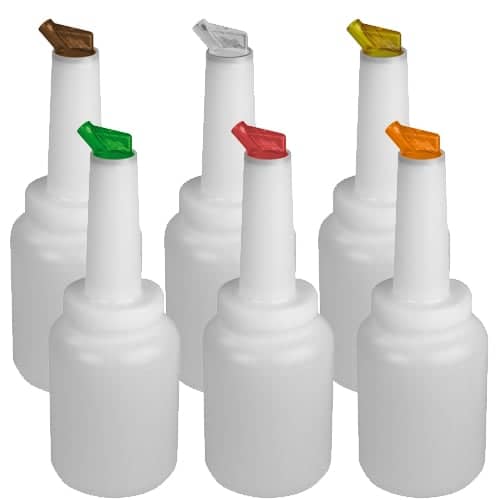 Botella dosificadora para barra, varios colores - 3,8 l (1 ud)