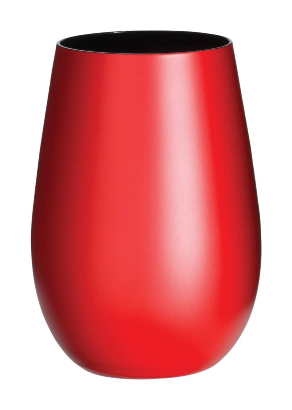 Gobelet, rouge/noir mat, Elements Stölzle - 465ml