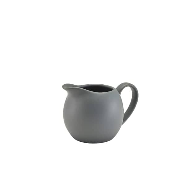 Petit pot en porcelaine gris mat – 140 ml (6 pcs)