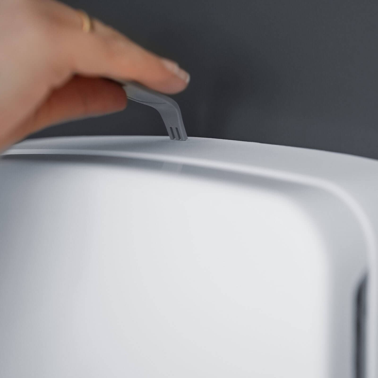 Handtuchspender Mini für Papierhandtücher - weiß matt