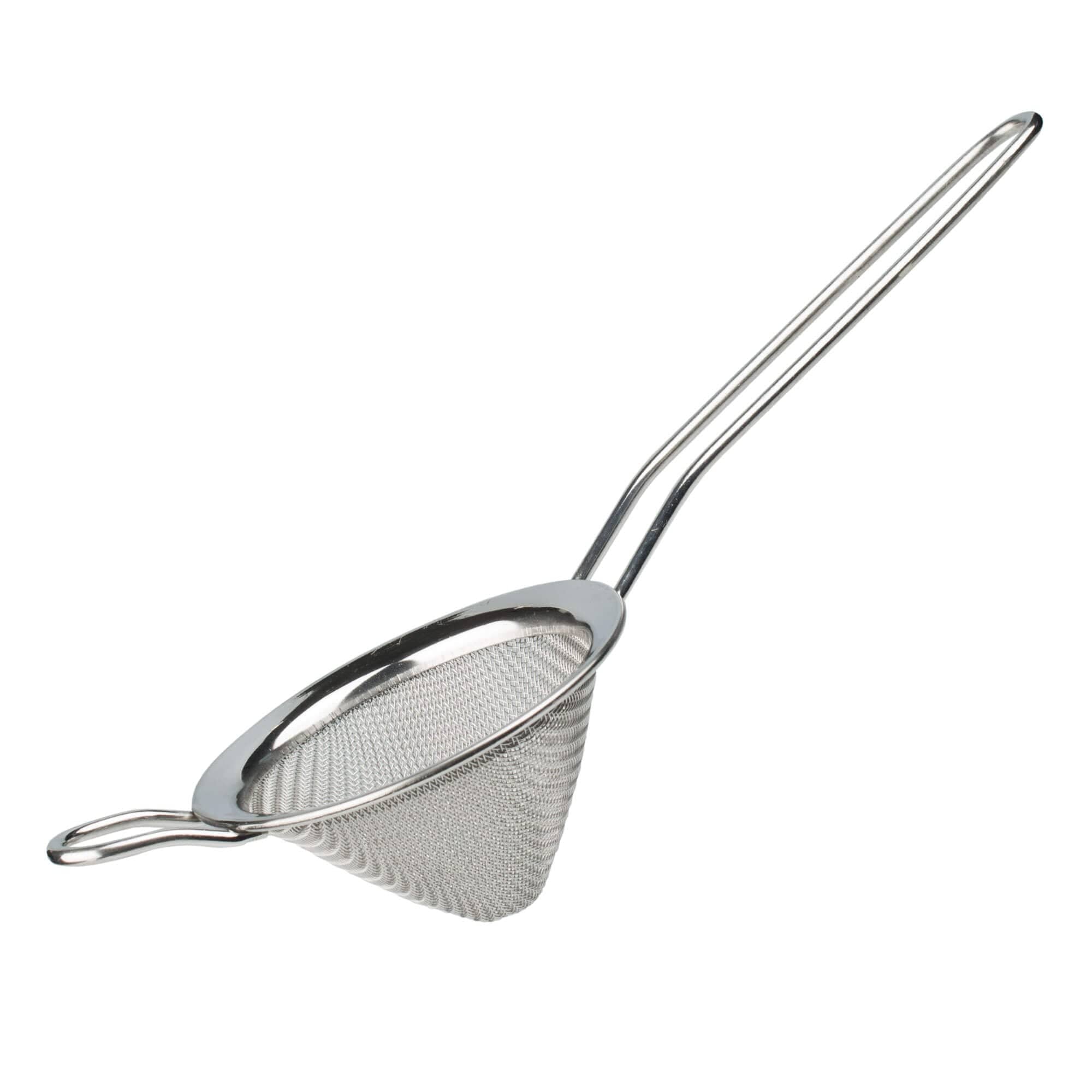 Colador de bar/colador de té, cónico - acero inoxidable (7,5 cm)