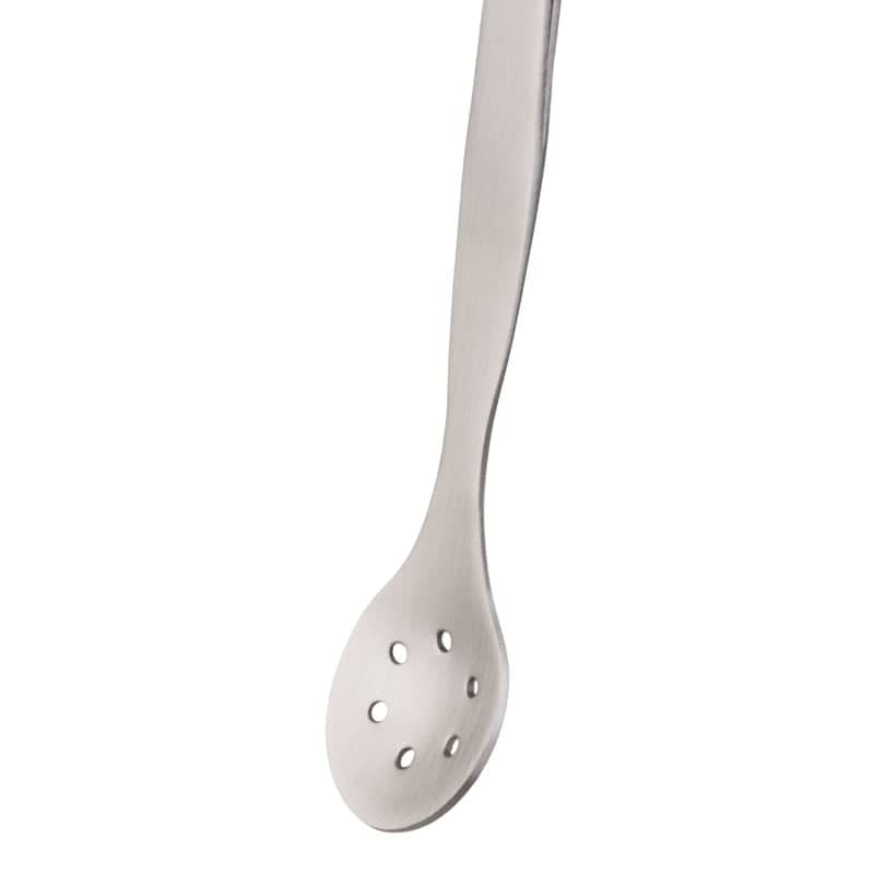 Tweezers with spoon, stainless steel, Ginza - 27cm