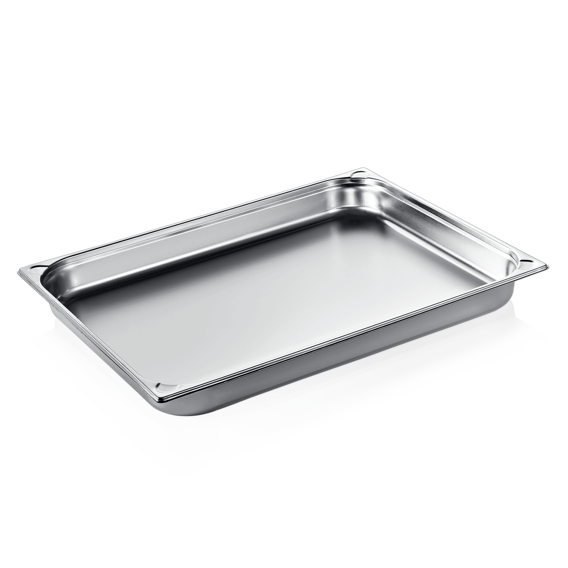 Recipiente GN 2/1, esquinas en U, CNS - Altura 6,5 cm (serie GN CORE)