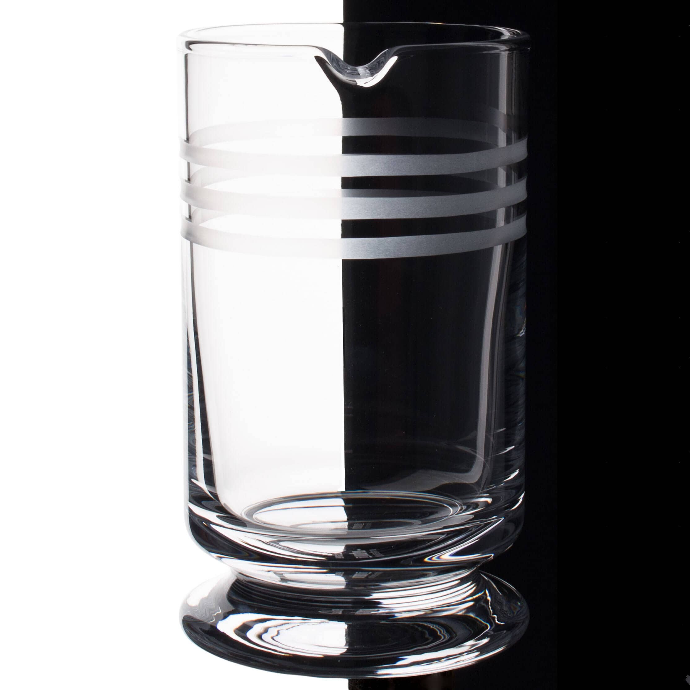 Calabrese 3 Cuts mixing glass, with spout - 600ml