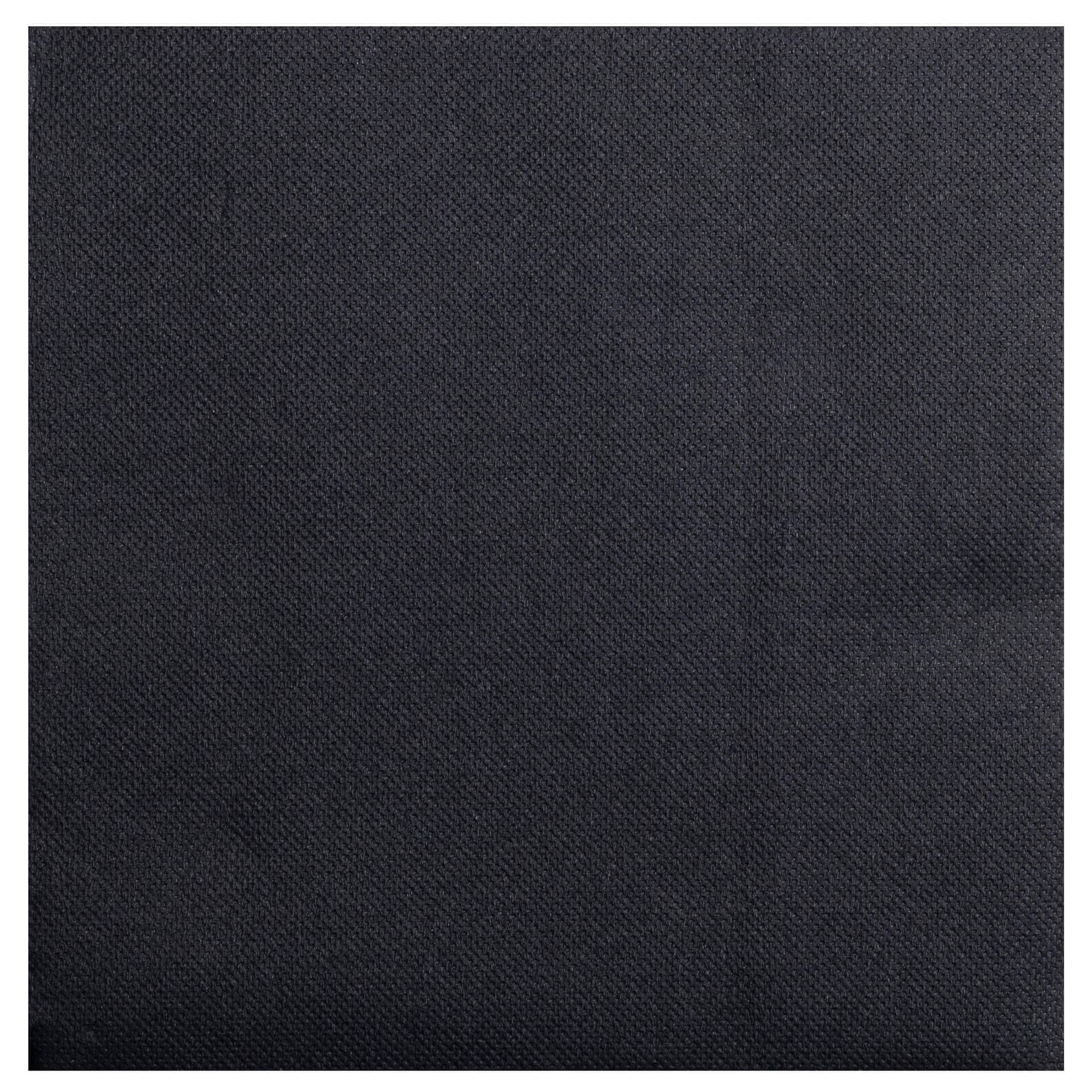 Cocktail napkins, 20x20 cm, 1/4 fold, 2-ply, micro-embossed - black (50 pcs.)