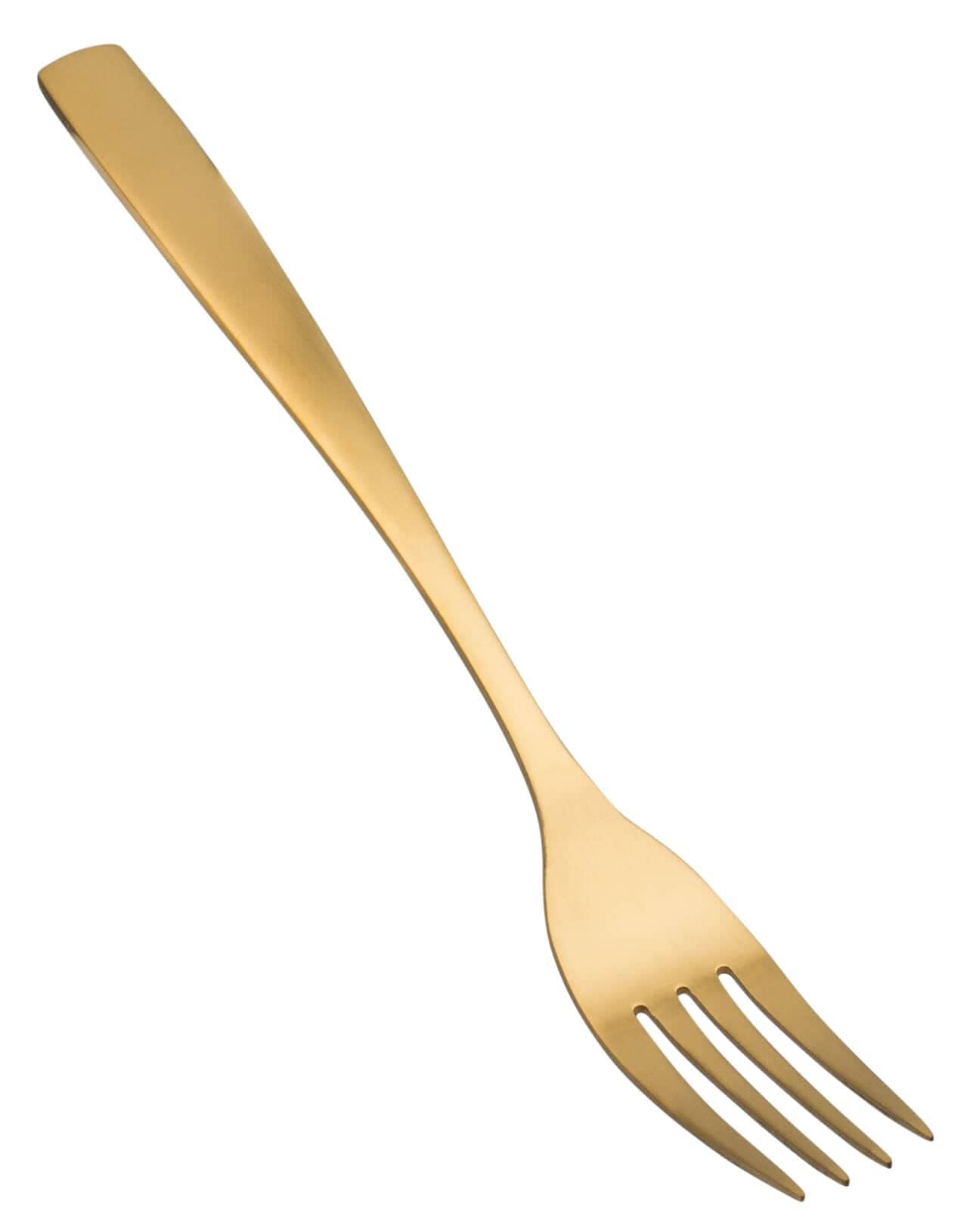 Tenedor de menú Comas BCN - dorado (12 uds)