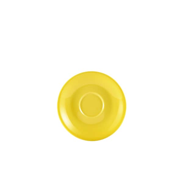 Espresso Untertasse Porzellan gelb – 12 cm (6 Stk.)