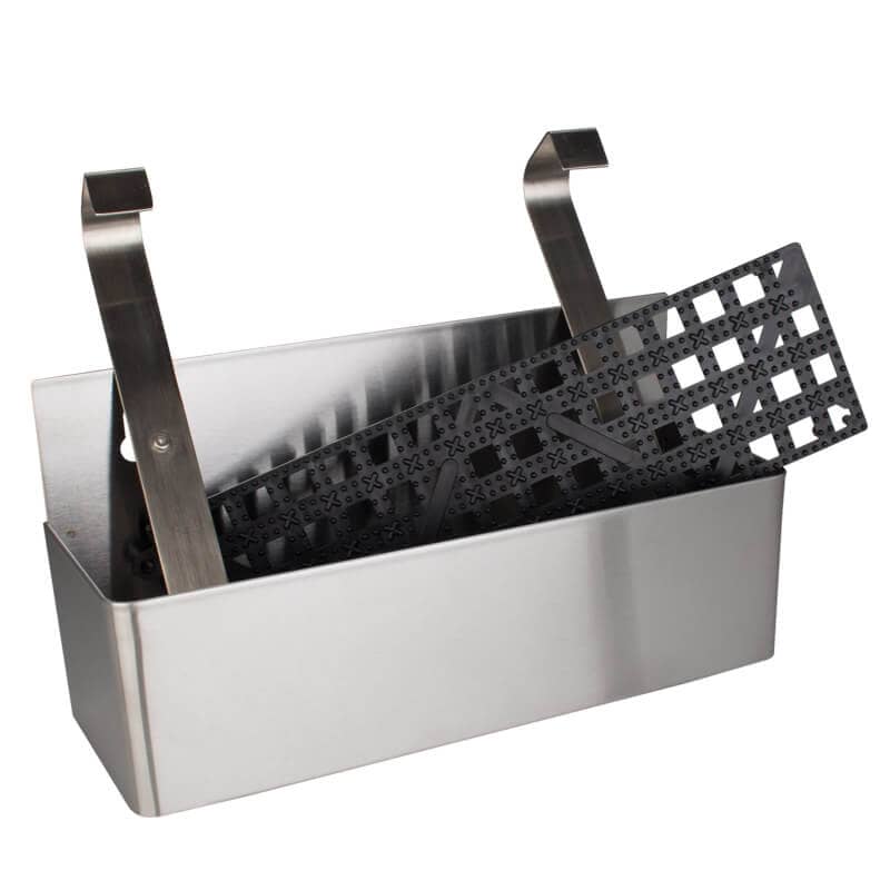 Kitchen organizer set with holders and draining mat